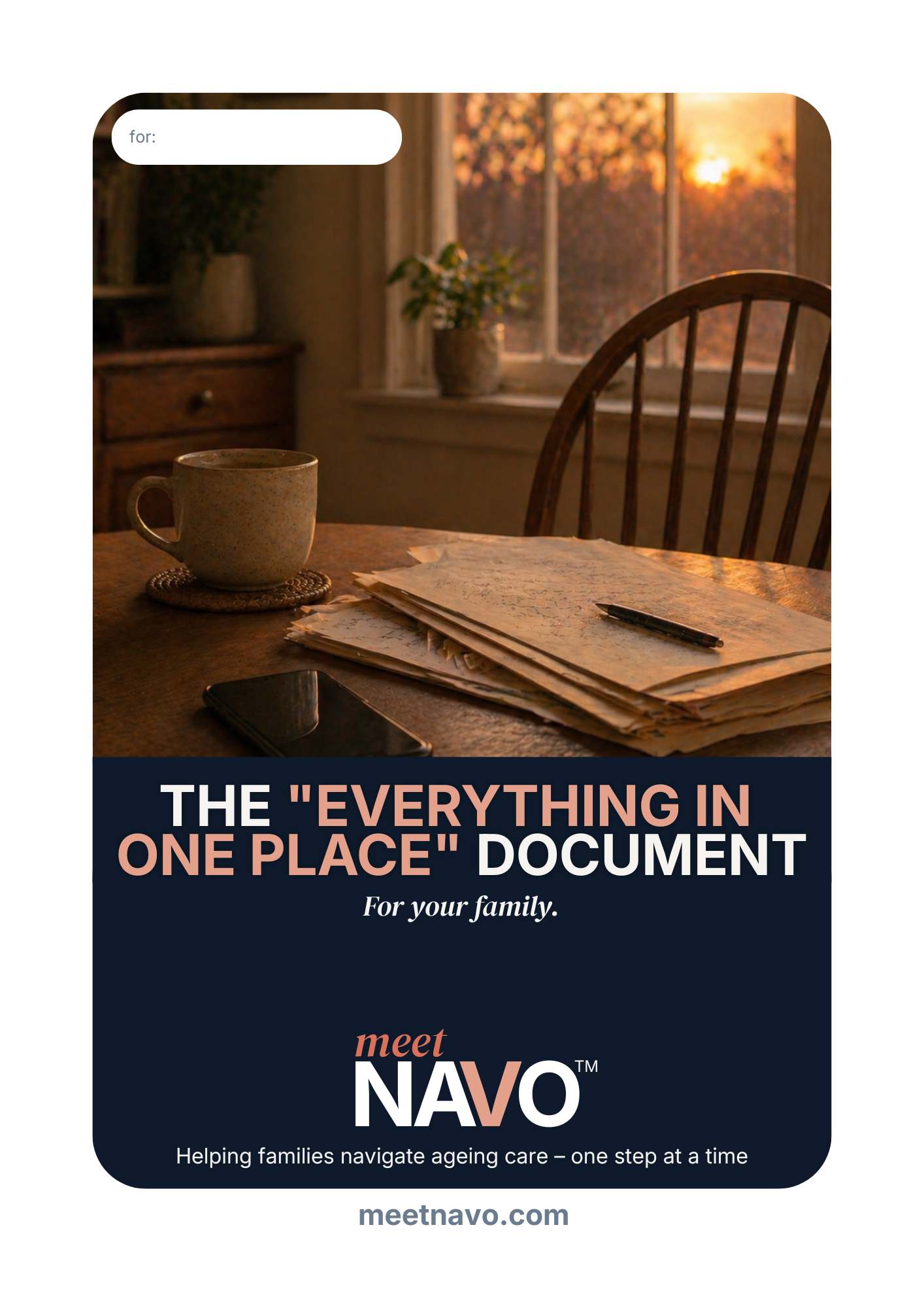 The Everything in One Place Document – by NAVO